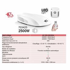 Miniature CLIMATISEUR FIRST 2500W - EZA COOL & HEAT - EZA N° 6 Miniature CLIMATISEUR FIRST 2500W - EZA COOL & HEAT - EZA N° 6