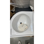 Miniature Vasque blanche d'angle 430x430x130mm pour caravane et camping-car - produit neuf avec défaut d’aspect suite à un sinistre transport - produit neuf jamais utilisé N° 2