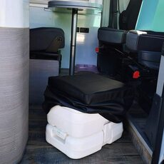 Miniature Housses d'habillage Pottipouf Pour Porta Potti 165/365, Fiamma Bi Pot 39 - THETFORD N° 3 Miniature Housses d'habillage Pottipouf Pour Porta Potti 165/365, Fiamma Bi Pot 39 - THETFORD N° 3