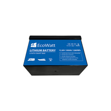 Miniature BATTERIE DECHARGE LENTE LITHIUM 12V-100AH LIFEPO4 FER-PHOSPHATE - ECOWATT N° 4