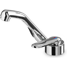 Miniature ROBINET AC539 Mitigeur chrome avec contacteur longueur de bec 190 mm - COMET N° 1