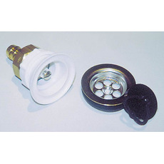 Miniature BONDE LUXE DROITE TYPE D + BOUCHON - Ø48 MM - POUR TUYAU Ø19MM N° 0 Miniature BONDE LUXE DROITE TYPE D + BOUCHON - Ø48 MM - POUR TUYAU Ø19MM N° 0