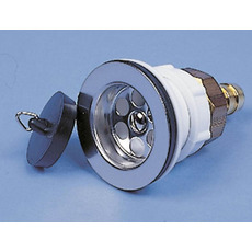Miniature BONDE LUXE DROITE TYPE D + BOUCHON - Ø48 MM - POUR TUYAU Ø19MM N° 1 Miniature BONDE LUXE DROITE TYPE D + BOUCHON - Ø48 MM - POUR TUYAU Ø19MM N° 1