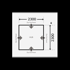 Miniature HUB - KAMPA N° 7 Miniature HUB - KAMPA N° 7