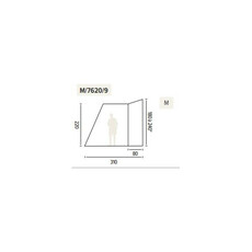 Miniature AUVENT GONFLABLE PHUKET M HAUTEUR DE MONTAGE DE 1.80 A 2.40 METRES - TRIGANO N° 3