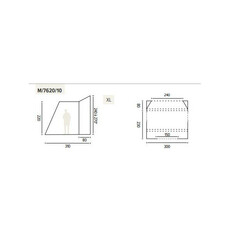 Miniature AUVENT GONFLABLE PHUKET XL HAUTEUR DE MONTAGE 2.40 A 2.70 METRES - TRIGANO N° 3