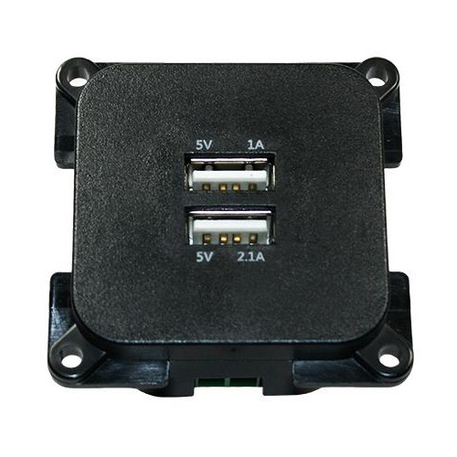 C-LINE PRISE USB DOUBLE 3.1A - HABA
