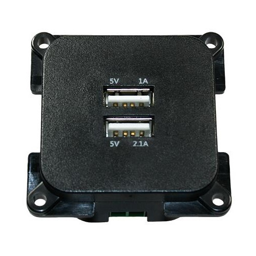 C-LINE PRISE USB DOUBLE 3.1A