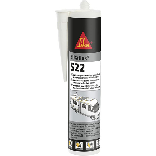 Sikaflex 522 Caravan (Mastic Blanc) 300 ml vendu par 12 - SIKA