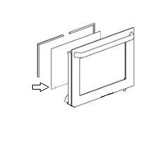Miniature VITRE RECHANGE --> Combiné Triplex Gazinière THETFORD N° 1 Miniature VITRE RECHANGE --> Combiné Triplex Gazinière THETFORD N° 1