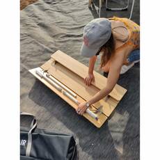 Miniature Table de camping pliante Flex Bambou – 100 x 65 cm - SOPLAIR N° 3