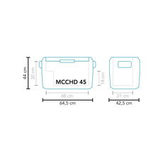 Miniature GLACIÈRES PORTABLES À COMPRESSION MCCHD-45 43 Litres - MESTIC N° 3