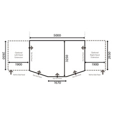 Miniature Auvent caravane gonflable ACE AIR PRO 500 S - KAMPA N° 1