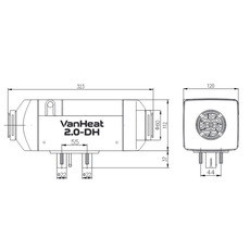 Carbest VanHeat 2.0-DH Diesel Standheizung - 2 KW – Campingwelt24