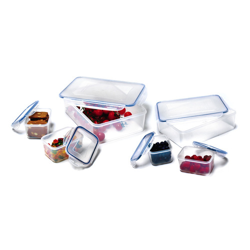 Bocaux de conservation et bocaux de conservation des aliments transparents avec couvercle, 6 pièces - REIMO