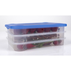 Miniature Set de 3 Boîtes alimentaire hermétique transparent/bleu - CAMP 4 N° 2