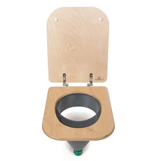 Miniature Séparateur gris avec siège de toilette - TROBOLO N° 2