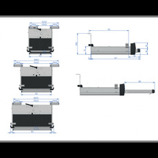 Miniature Marchepied Slide-Out Step V19 12V Crafter - 700 mm- THULE N° 1