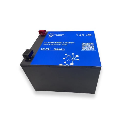 Batterie Lithium LiFePO4 Smart BMS - 12.8V 560AH - ULTIMATRON