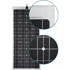 Miniature Panneau solaire souple PERC FLEX 12V -280W TEDLAR BLANC ETFE POLYMERE - ENERGIE MOBILE N° 1