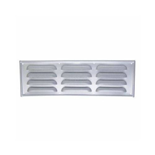 GRILLES EN SAILLIE EN ALUMINIUM BROSSÉ 360 X 115 MM