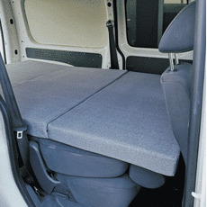 Miniature Matelas pliable pour camping-car Berlingo, Partner, Kangoo, Dokker, Caddy, Doblo, Transit Connect, NV200 N° 1 Miniature Matelas pliable pour camping-car Berlingo, Partner, Kangoo, Dokker, Caddy, Doblo, Transit Connect, NV200 N° 1