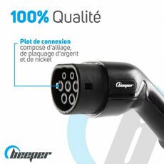 Miniature Chargeur pour véhicules hybrides et électriques - Type 2 vers Schuko - BEEPER N° 4