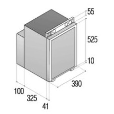 Miniature RÉFRIGÉRATEURS À ABSORPTION VTR5040- VITRIFRIGO N° 2