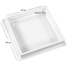 Miniature BAC A DOUCHE EN ABS 68 X 68 X 10 CM N° 1 Miniature BAC A DOUCHE EN ABS 68 X 68 X 10 CM N° 1