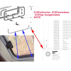 Miniature Ceinture coulissante pour fenêtre ou baie S7ZT, S7ZFixfenster, S7ZFixwindow 600x510 N° 0
