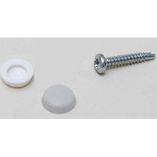 Miniature 20 X VIS 3.9 X 22 MM + CAPUCHONS BLANC - MASIS N° 0 Miniature 20 X VIS 3.9 X 22 MM + CAPUCHONS BLANC - MASIS N° 0