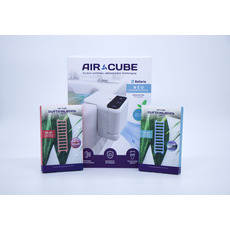 Miniature AIR CUBE Purificateur Ionisateur de l’air des toilettes – Kit entier avec 2 senteurs d’odorisant N° 4