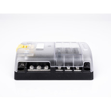 Miniature Boitier porte fusibles 6 circuits entrée/sortie DC + et - N° 1