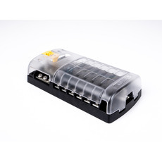 Miniature Boitier porte fusibles 12 circuits entrée/sortie DC + et - N° 0 Miniature Boitier porte fusibles 12 circuits entrée/sortie DC + et - N° 0