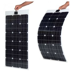 Miniature Panneau solaire souple 105W 12v à haut rendement - Tedlar Blanc-FPE N° 2