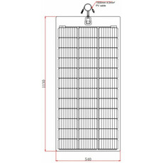 Miniature Panneau solaire souple PERC FLEX 12V - 115 W TEDLAR NOIR ETFE POLYMERE - ENERGIE MOBIL N° 1