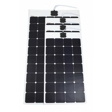 Miniature Panneau Solaire Souple 12V - 142W Monocristallin Cellule SunPower - HPFLEX 142 - Tedlar Blanc - ETFE-ENERGIE MOBILE N° 0