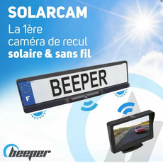 Miniature Caméra de recul solaire & sans fil avec écran 4,3'' - BEEPER N° 0