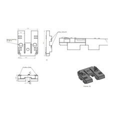 Miniature Réservoir eau usée 75 L Ducato Aprés 2006 - APLAST N° 1