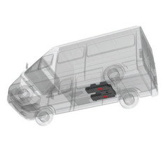 Miniature Réservoir eau usée 75 L Ducato Aprés 2006 - APLAST N° 2 Miniature Réservoir eau usée 75 L Ducato Aprés 2006 - APLAST N° 2