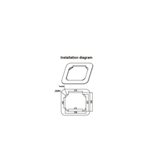 Miniature Evier avec couvercle - 415 x 365 - INOX - CARBEST N° 2