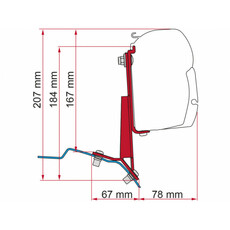 Miniature Kit adaptateur F45/F35pro Ford Custom - FIAMMA N° 0