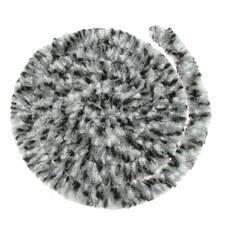 Miniature Rideau chenille pour porte camping-car, caravane Coloris : Chenilles tricolores Noir/Blanc/Gris - INCASA N° 1