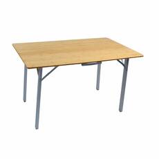 Miniature Table de camping pliante Modèle Bambou valise - 120 x 72 cm - SOPLAIR N° 0