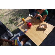 Miniature Table de camping pliante Modèle Bambou valise - 120 x 72 cm - SOPLAIR N° 8 Miniature Table de camping pliante Modèle Bambou valise - 120 x 72 cm - SOPLAIR N° 8