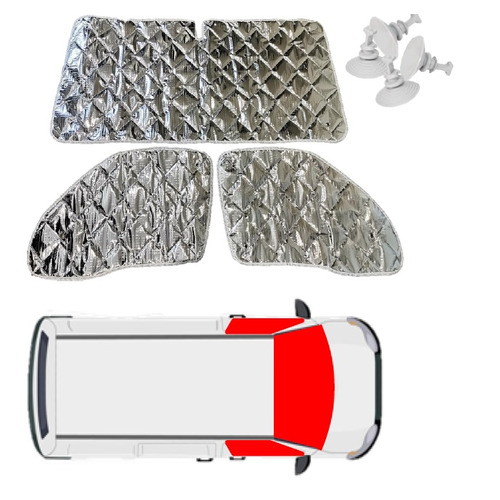 KIT 3 PIECES COTE + PARE BRISE R. TRAFIC - O. VIVARO - N. PRIMASTAR (X83) - 2002 - 2014 - NRF