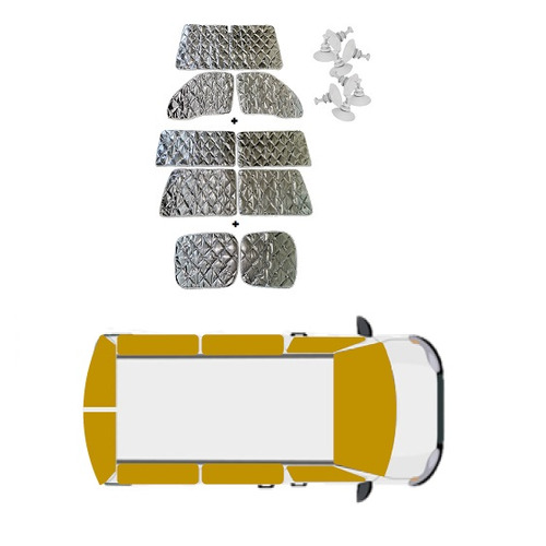 NRF KIT COMPLET - Pare brise + latéral + 2 portes - R. TRAFIC - O. VIVARO - N. PRIMASTAR (X83) 2002 - 2014 - NRF