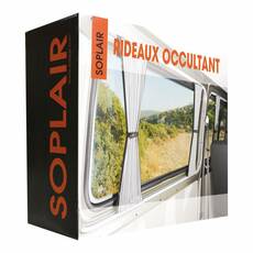 Miniature RIDEAUX D'OCCULTATIONS OPAQUE - 2 VITRES LATÉRALES ARRIÈRES + HAYON RIDEAUX INTÉRIEURS D'OCCULTATION POUR VOLKSWAGEN FIAT/CITROËN/PEUGEOT - SCUDDO II / CITROEN JUMPY 2 / EXPERT 2 (2007-2016) - SOPLAIR N° 6