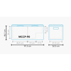 Miniature Glacière portable à compression MCCP-90 AC/DC Dual Zone - MESTIC N° 1 Miniature Glacière portable à compression MCCP-90 AC/DC Dual Zone - MESTIC N° 1