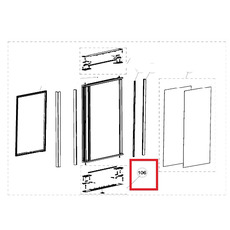 Miniature Charnière inférieure de porte pour réfrigérateurs 4450027719 - DOMETIC N° 1